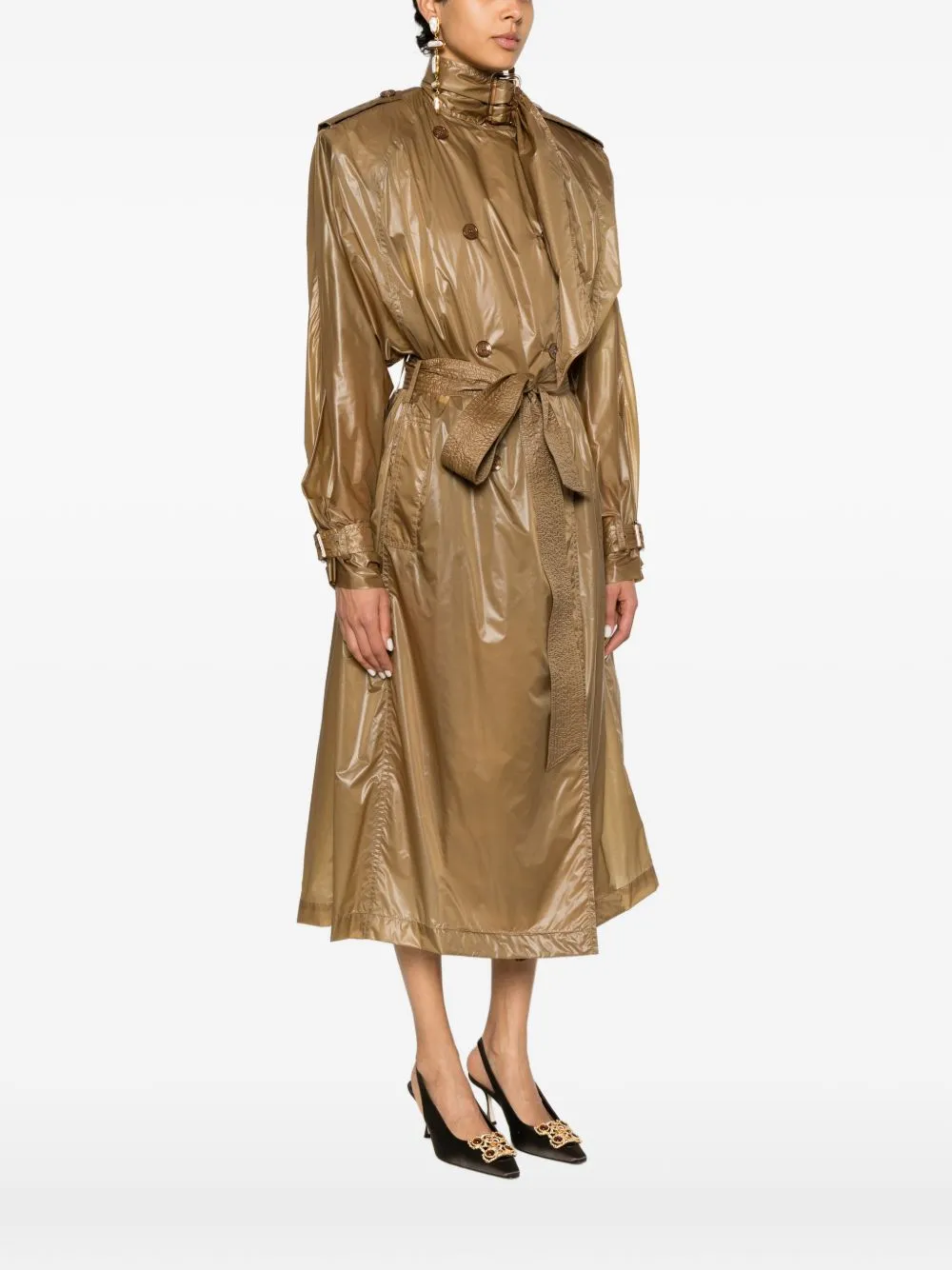 Nylon Trench Coat sold by Wanan Luxury product image thumbnail 5