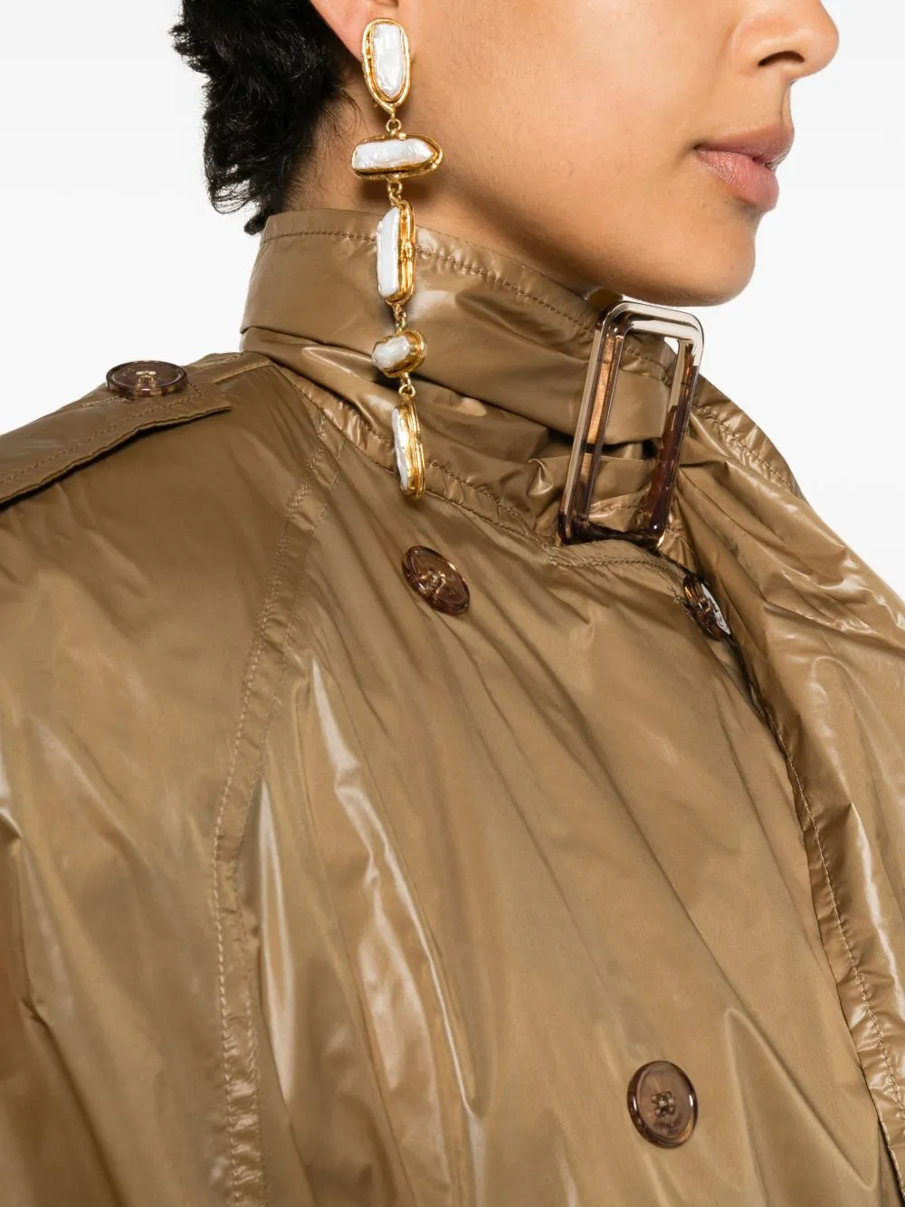 Nylon Trench Coat sold by Wanan Luxury product image thumbnail 4
