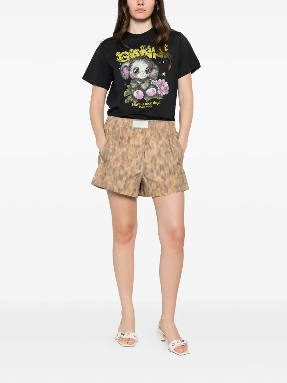 Printed Cotton Shorts sold by Wanan Luxury product image thumbnail 4