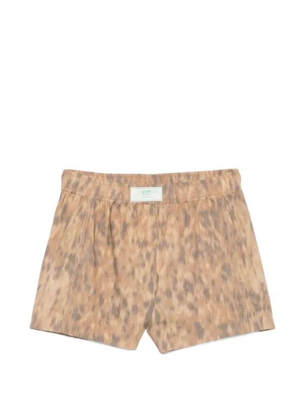 Printed Cotton Shorts made by Ganni