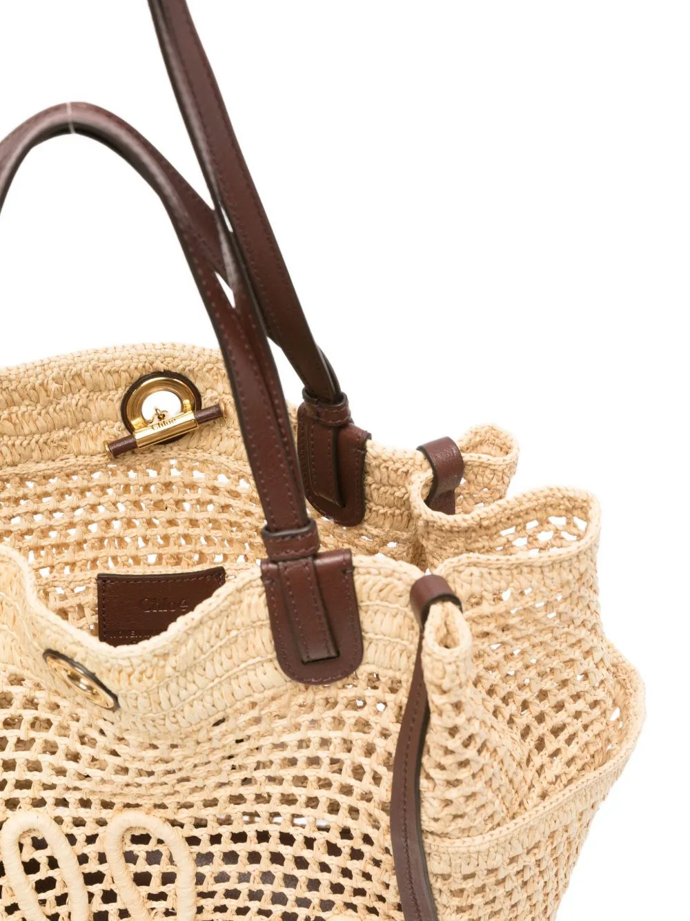 Chloé Iconic Rafia Tote Bag sold by Wanan Luxury product image thumbnail 3