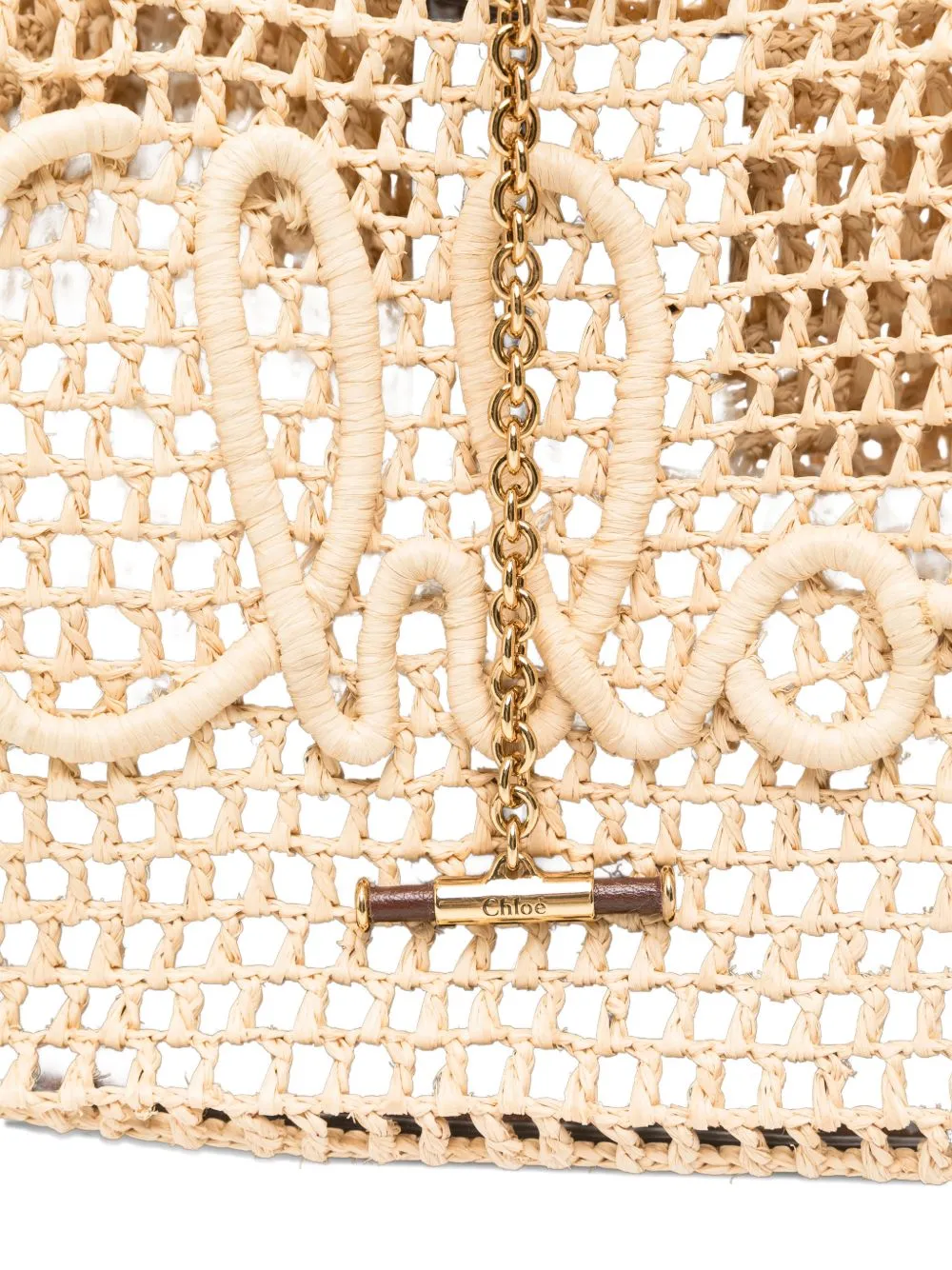 Chloé Iconic Rafia Tote Bag sold by Wanan Luxury product image thumbnail 5