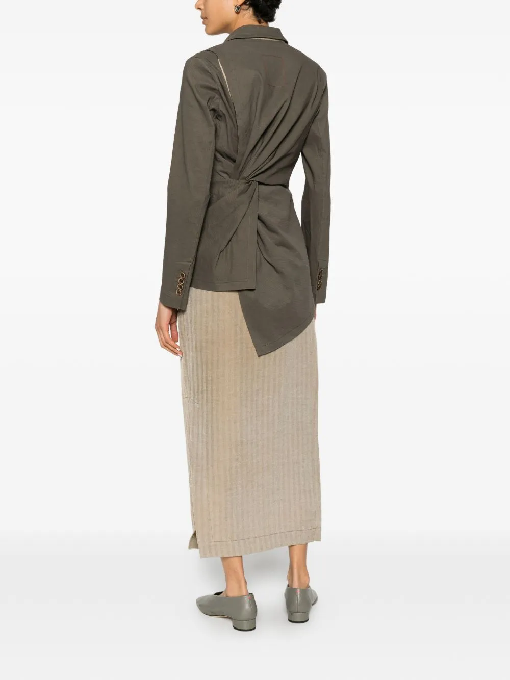 Kylie Linen Blend Jacket sold by Wanan Luxury product image thumbnail 2