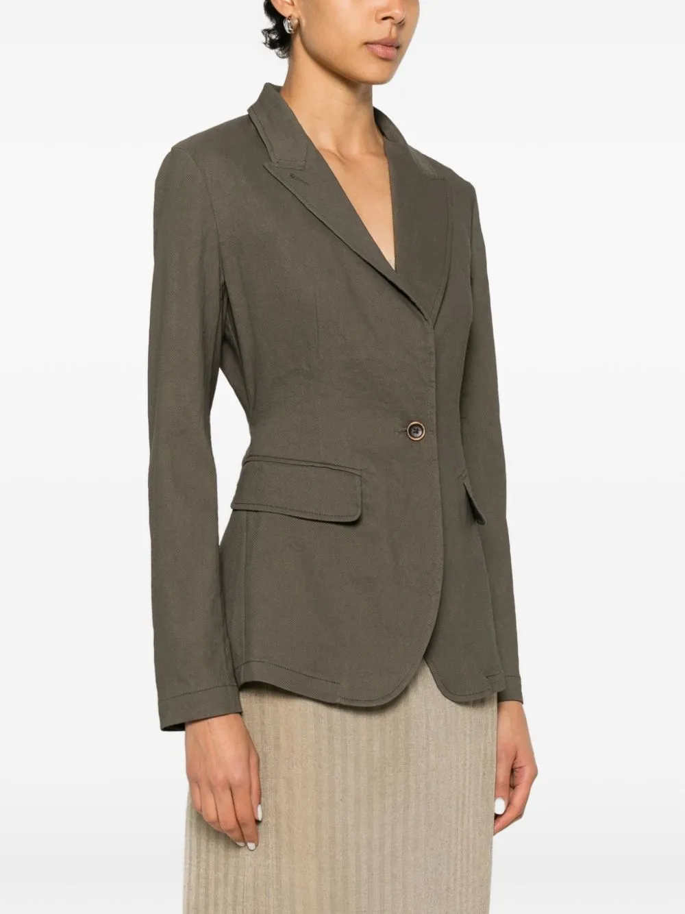 Kylie Linen Blend Jacket sold by Wanan Luxury product image thumbnail 3