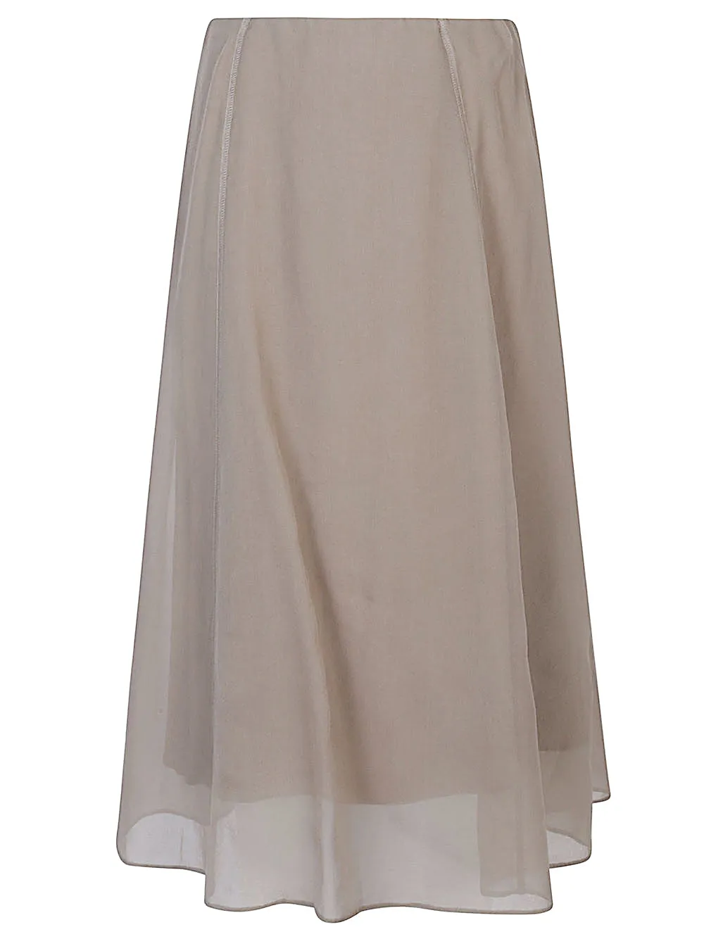 Silk Midi Skirt sold by Wanan Luxury product image thumbnail 3