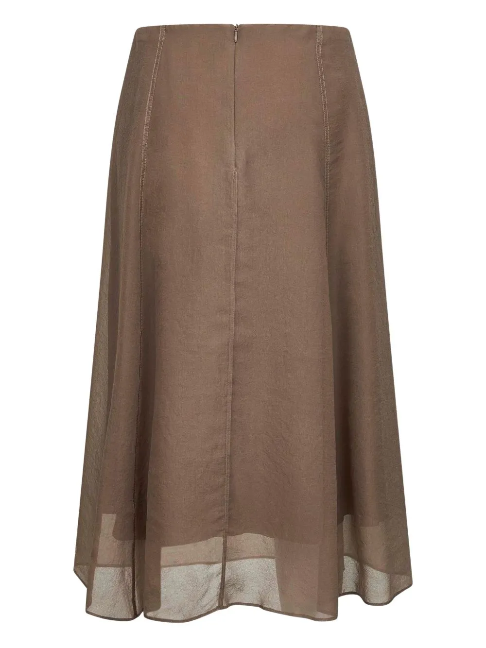 Silk Midi Skirt sold by Wanan Luxury