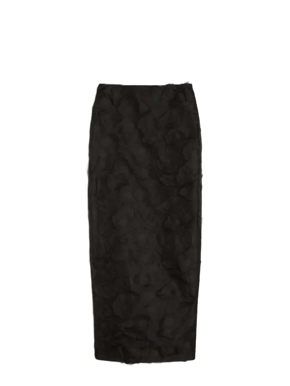 Fitted Midi Skirt, Embellished With A 3d Jacquard Texture. sold by Wanan Luxury