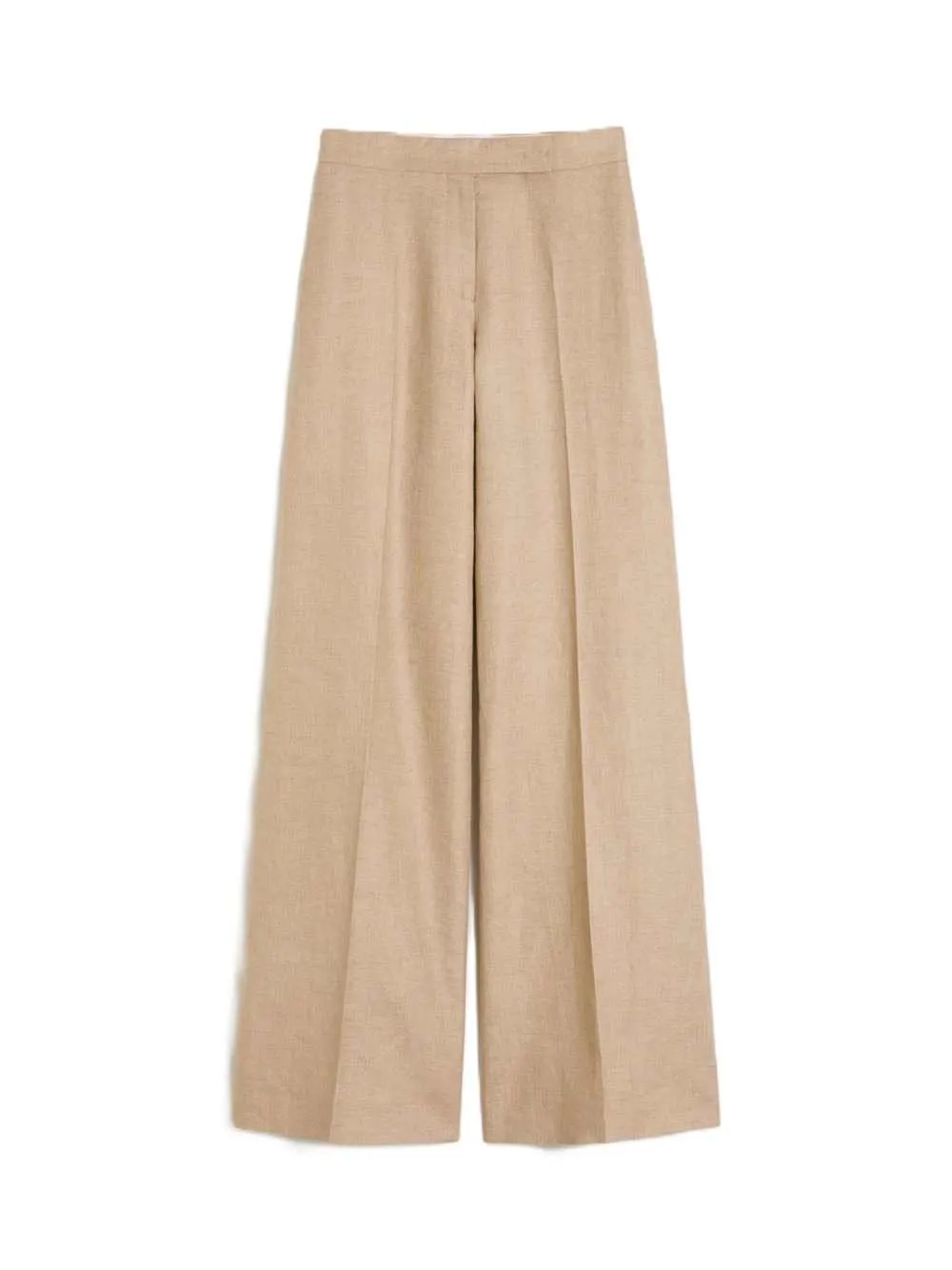 Regular-Fit Linen Natté Trousers - Camel sold by Wanan Luxury