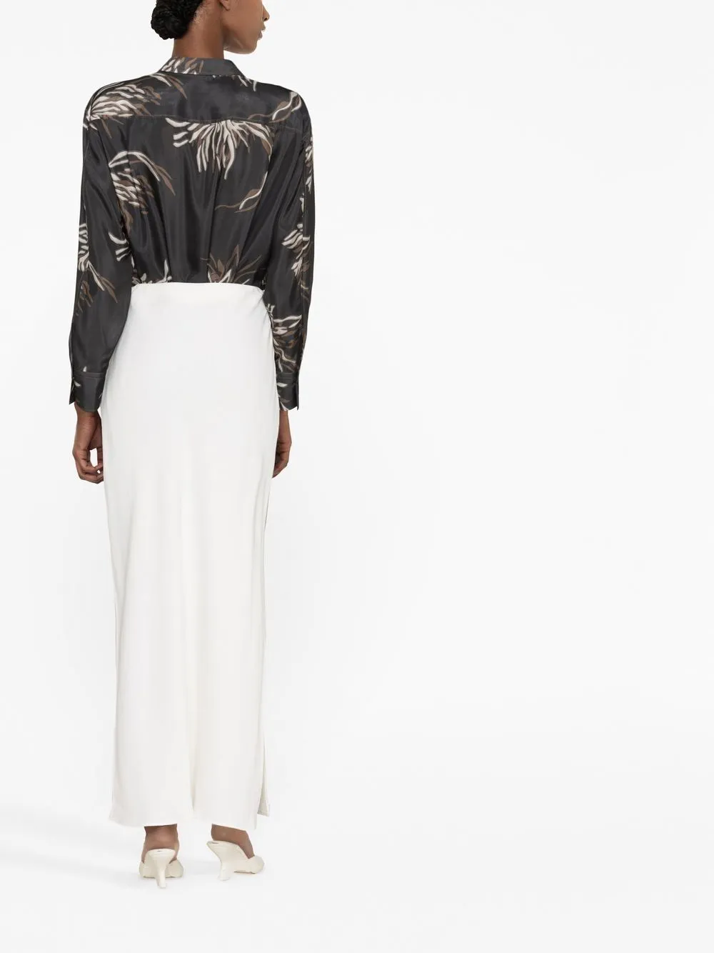 Line Blend Long Skirt sold by Wanan Luxury product image thumbnail 3