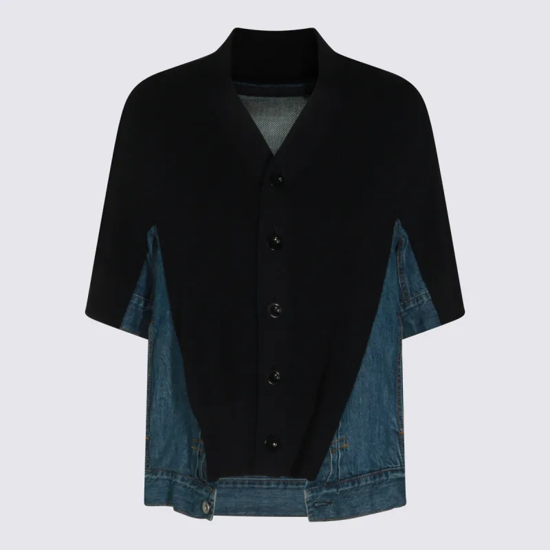 Sweaters Blu E Verdi made by Sacai
