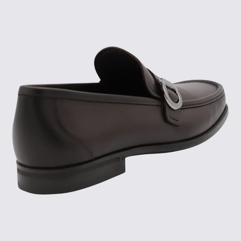 Flat Shoes Brown made by Salvatore Ferragamo