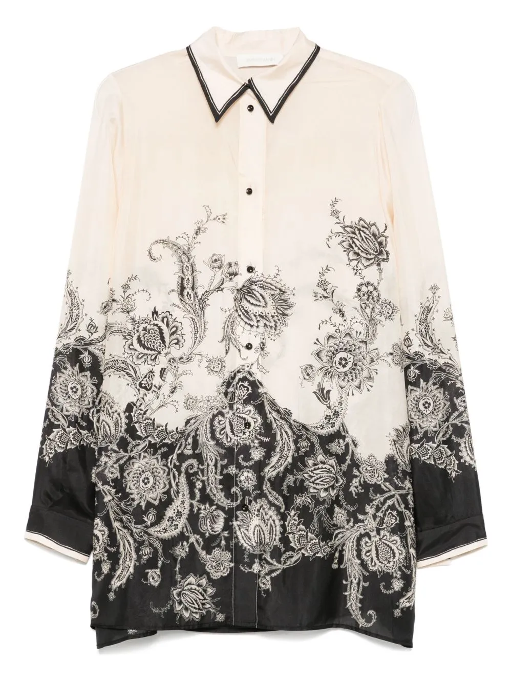 Rhiannon Printed Silk Shirt sold by Wanan Luxury