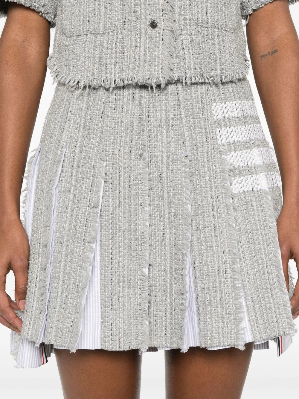 4bar Cotton Blend Skirt sold by Wanan Luxury product image thumbnail 2