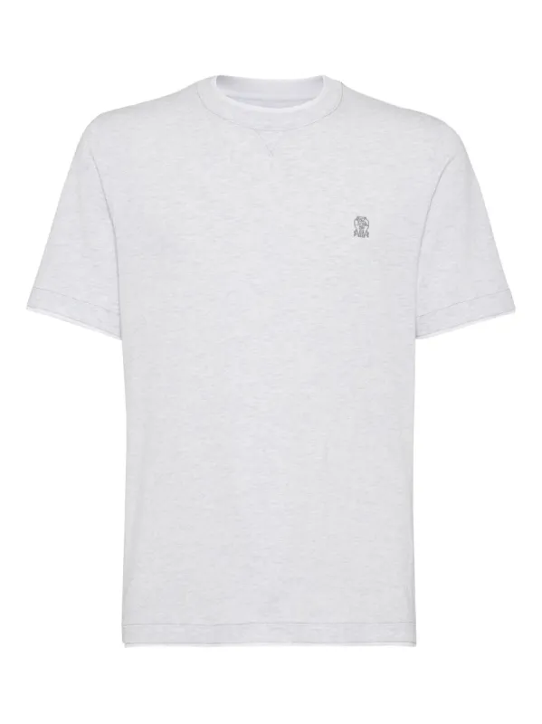Logo Cotton T-Shirt made by Brunello Cucinelli