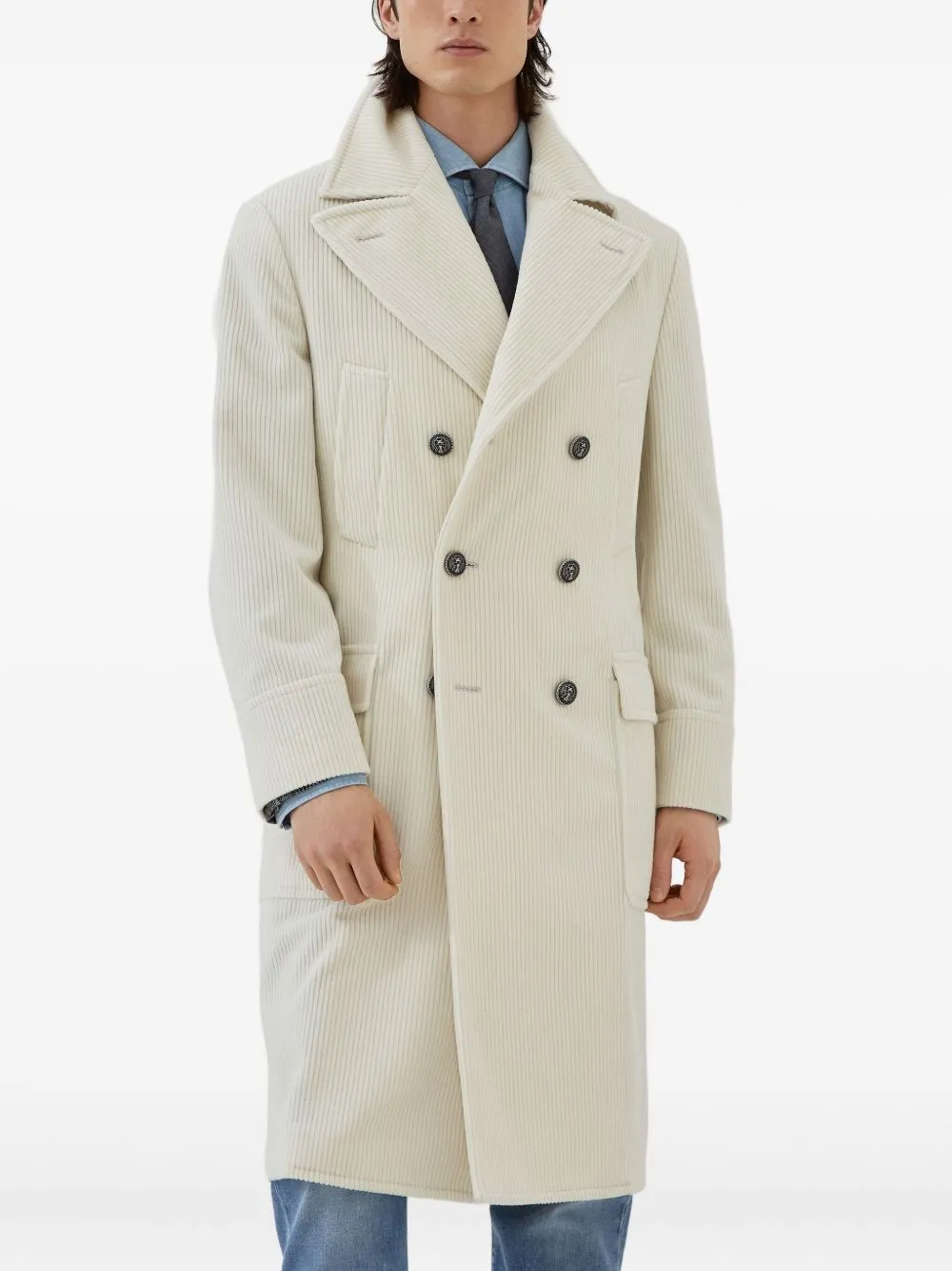 Cashmere Velvet Coat sold by Wanan Luxury product image thumbnail 2