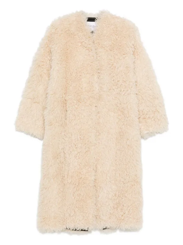 Carolina Faux Fur Coat made by Stand Studio