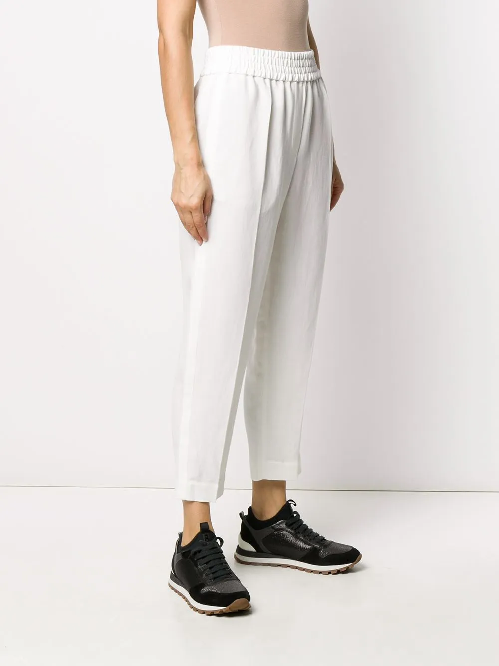 Linen Blend Trousers sold by Wanan Luxury product image thumbnail 4