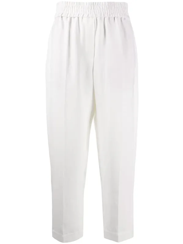 Linen Blend Trousers made by Brunello Cucinelli