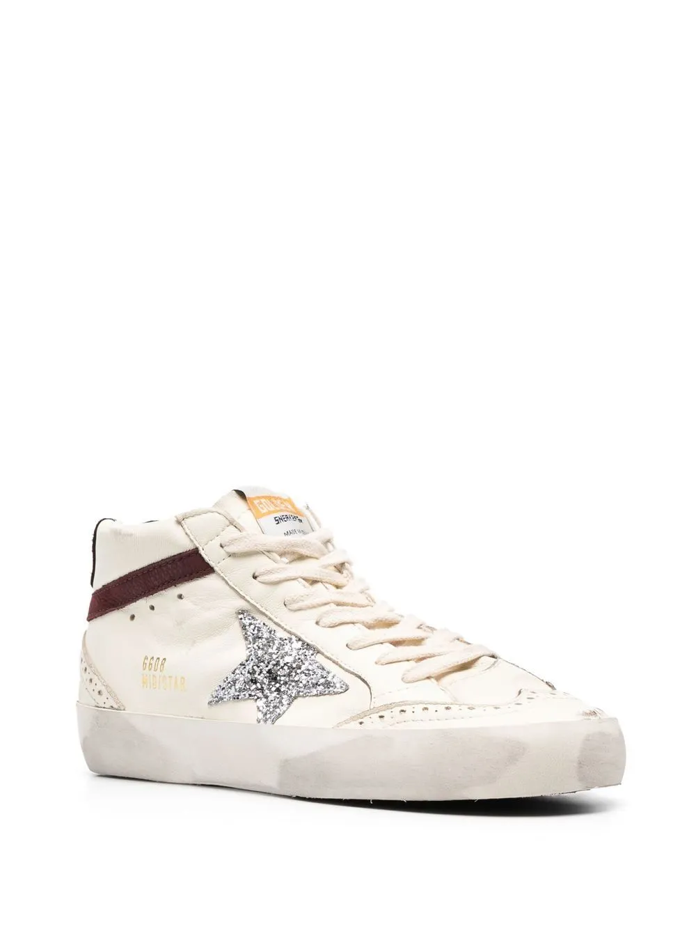 Mid Star Leather Sneakers sold by Wanan Luxury product image thumbnail 3