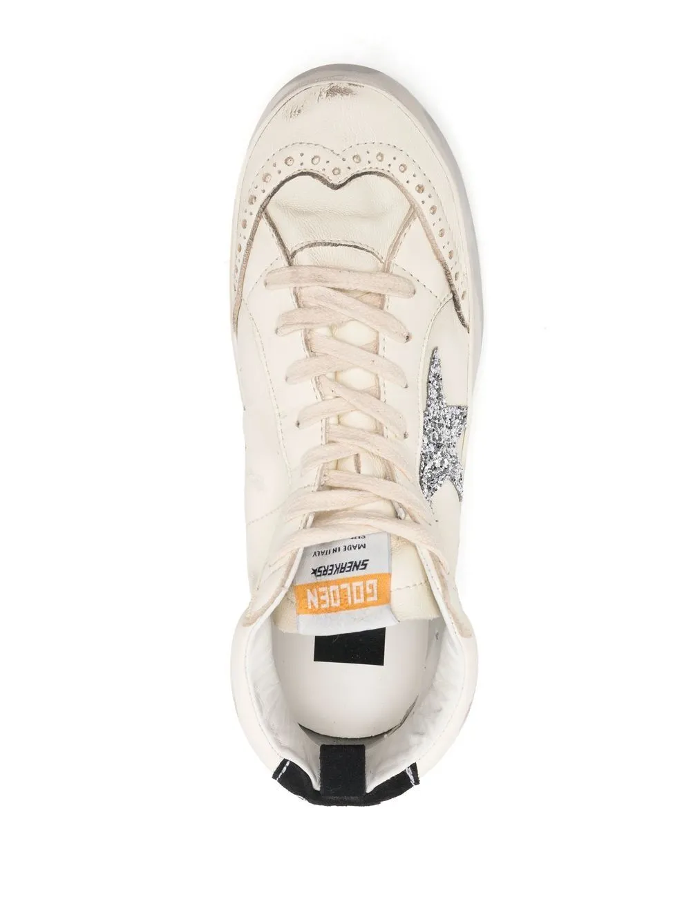 Mid Star Leather Sneakers sold by Wanan Luxury product image thumbnail 4