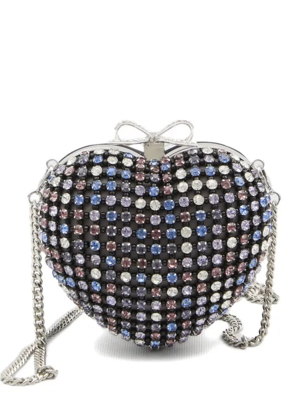 Crystal Embellished Clutch made by Self-Portrait