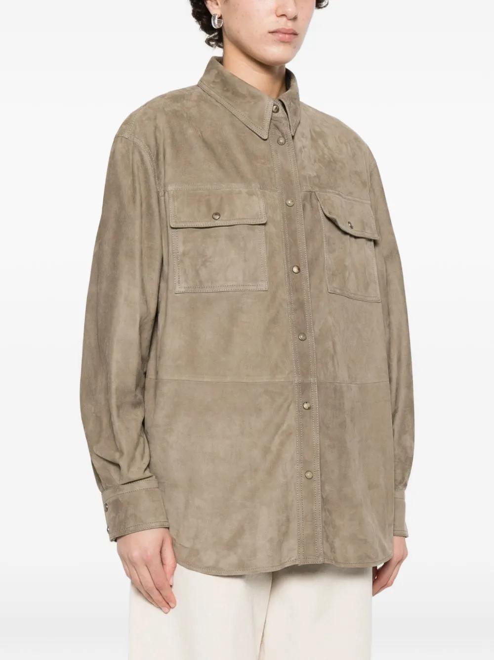 Leather Shirt sold by Wanan Luxury product image thumbnail 3