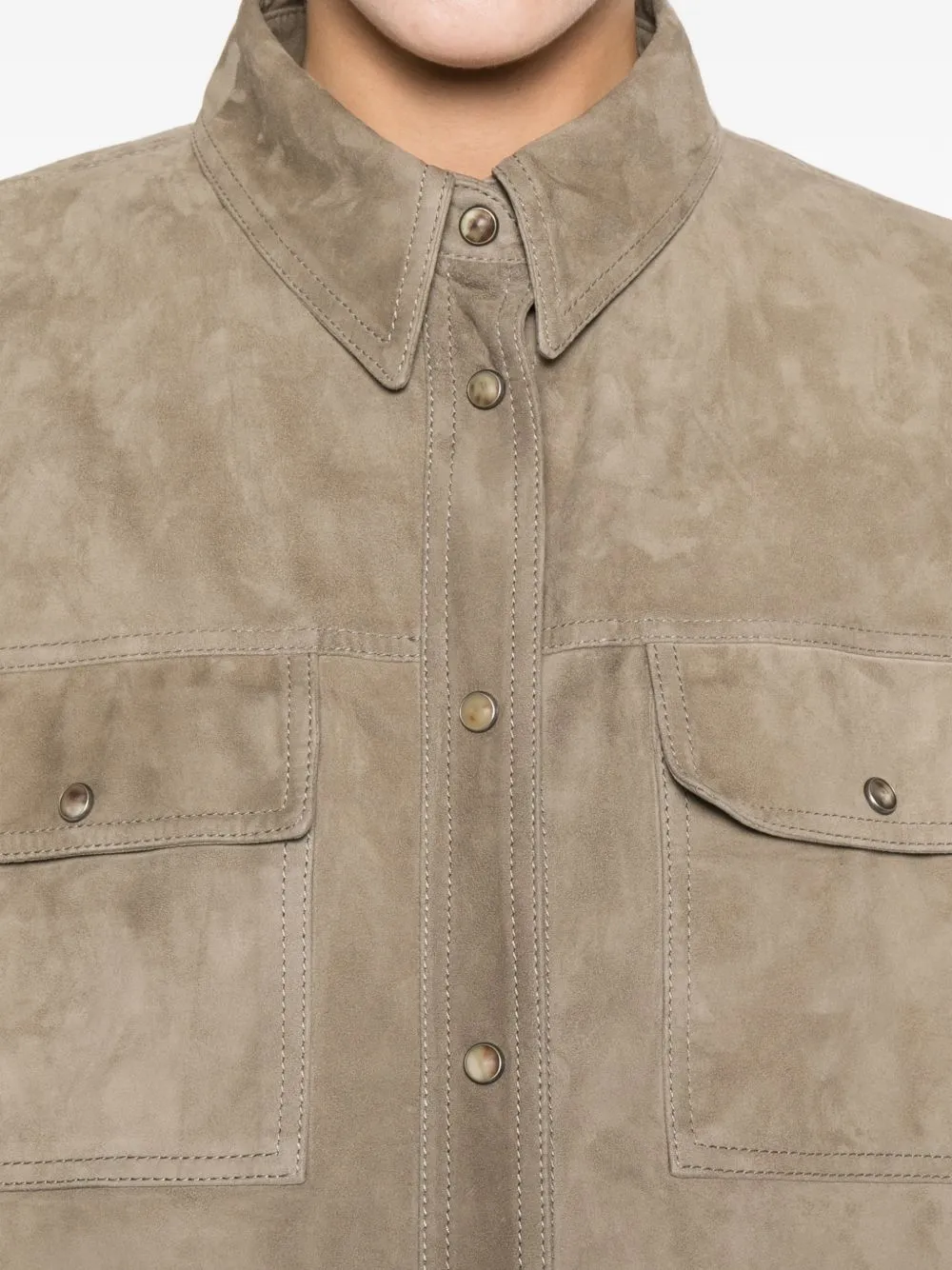 Leather Shirt sold by Wanan Luxury product image thumbnail 5