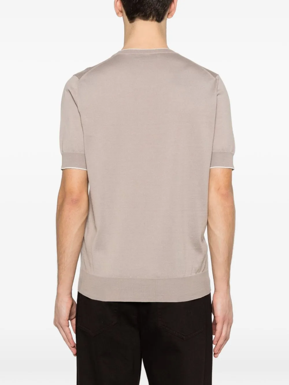 Knitted Cotton T-Shirt sold by Wanan Luxury product image thumbnail 5