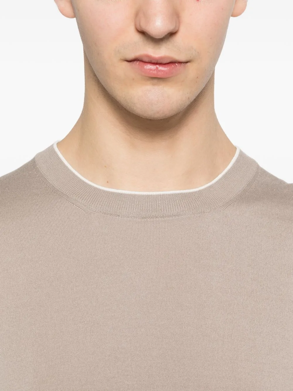 Knitted Cotton T-Shirt sold by Wanan Luxury product image thumbnail 2