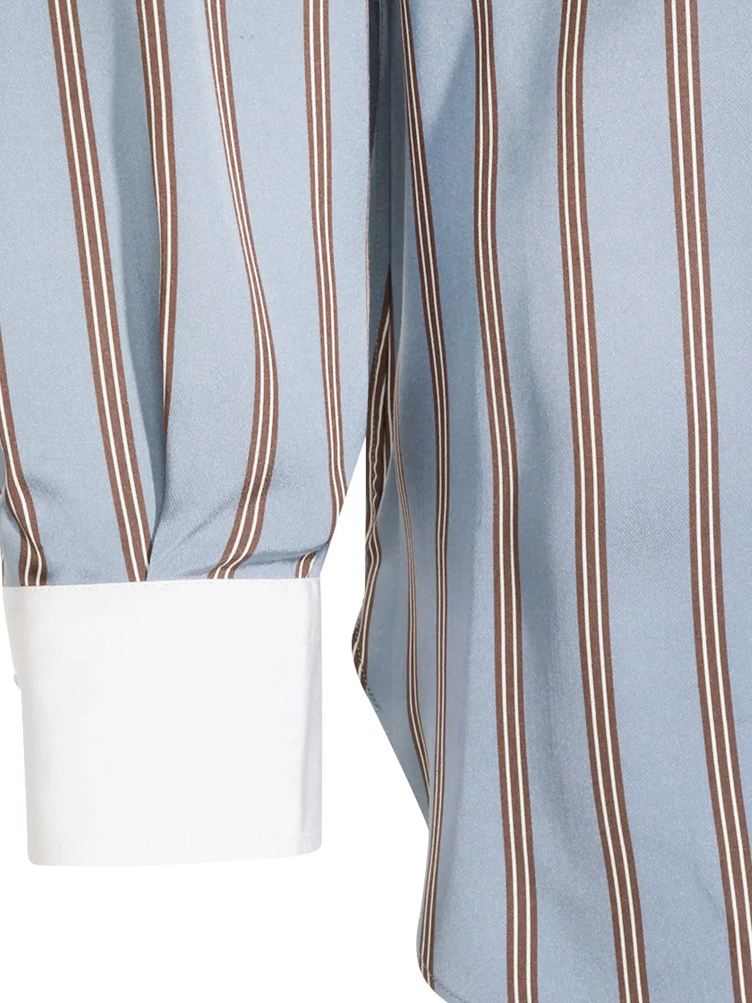 Striped Silk Shirt sold by Wanan Luxury product image thumbnail 3