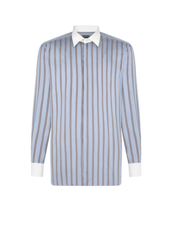Striped Silk Shirt made by Tom Ford