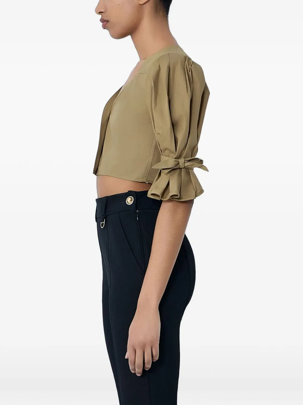 Cotton Cropped Top sold by Wanan Luxury product image thumbnail 2