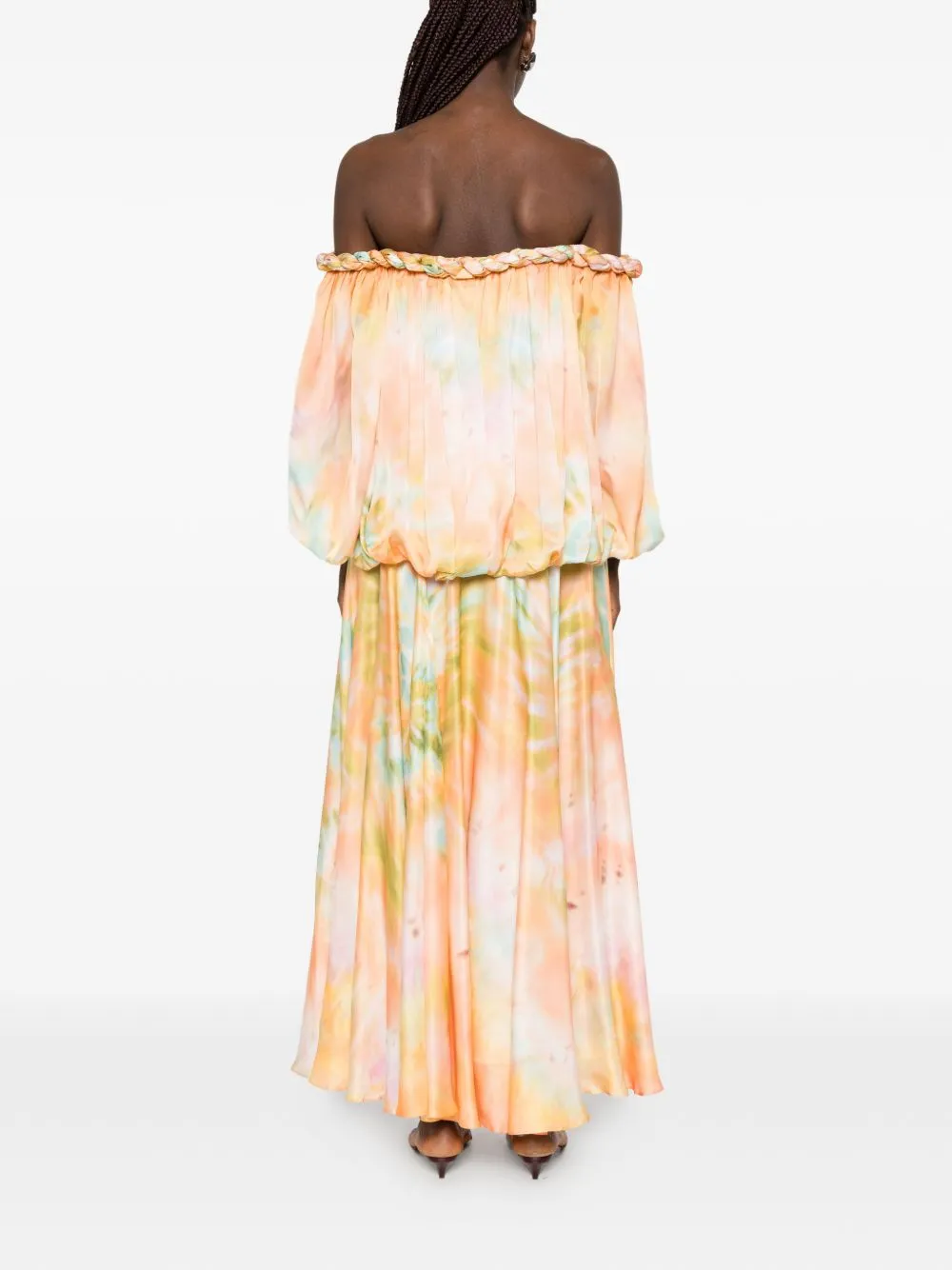 Luna Silk Maxi Dress sold by Wanan Luxury product image thumbnail 2