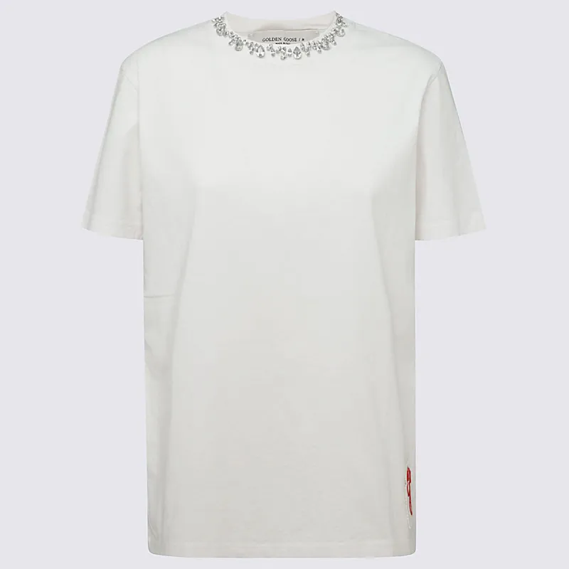 T-Shirts And Polos Vintage White made by Golden Goose