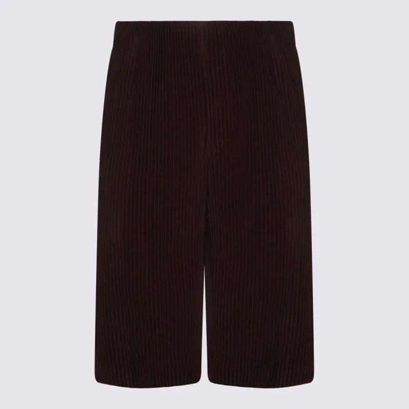 Shorts Eggplant made by Issey Miyake