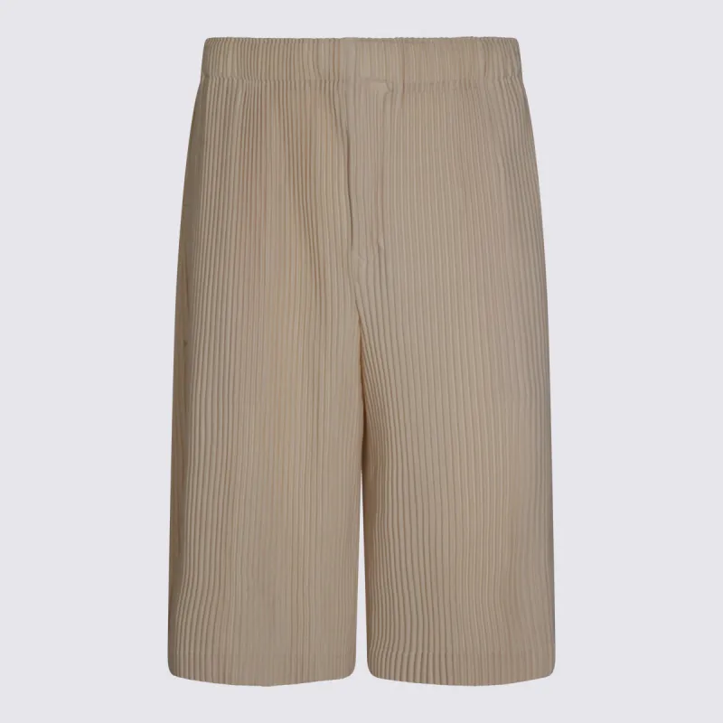 Shorts Duomo Beige made by Issey Miyake