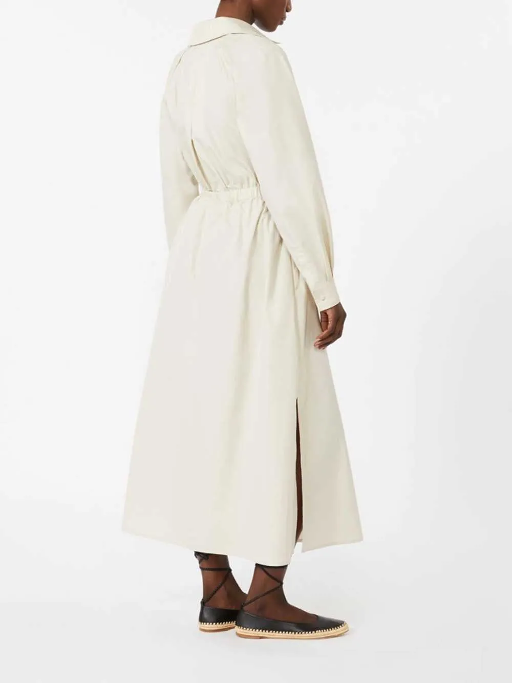 Cotton Poplin Dress - Beige sold by Wanan Luxury product image thumbnail 3