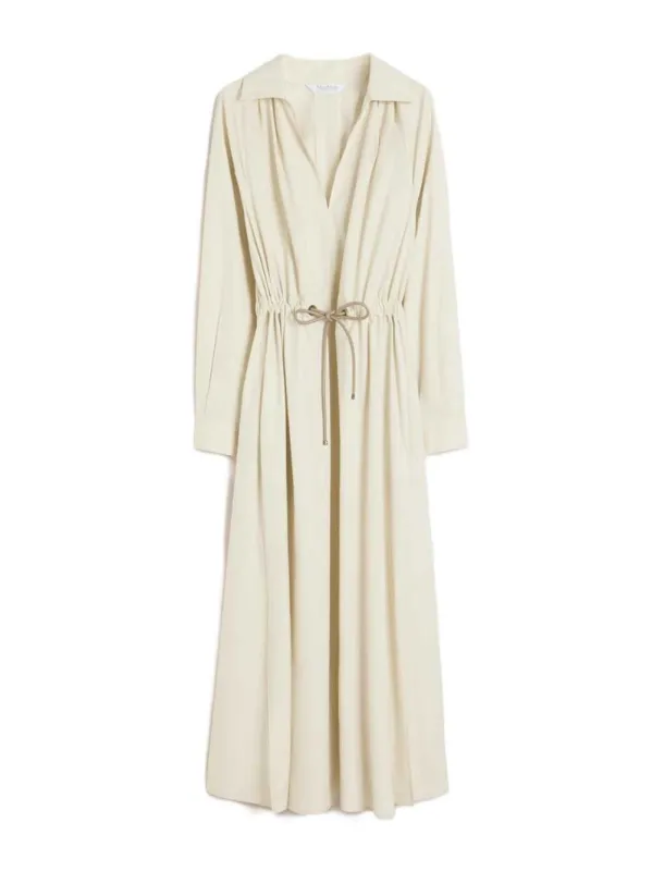 Cotton Poplin Dress - Beige made by MaxMara