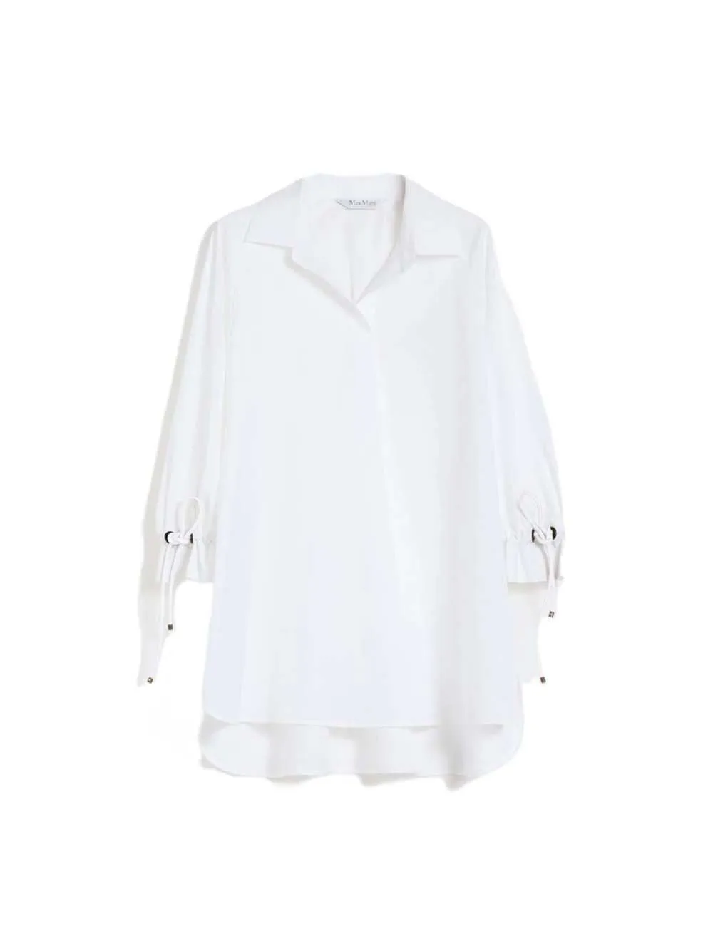 Cotton Poplin Blouse - Optic White sold by Wanan Luxury