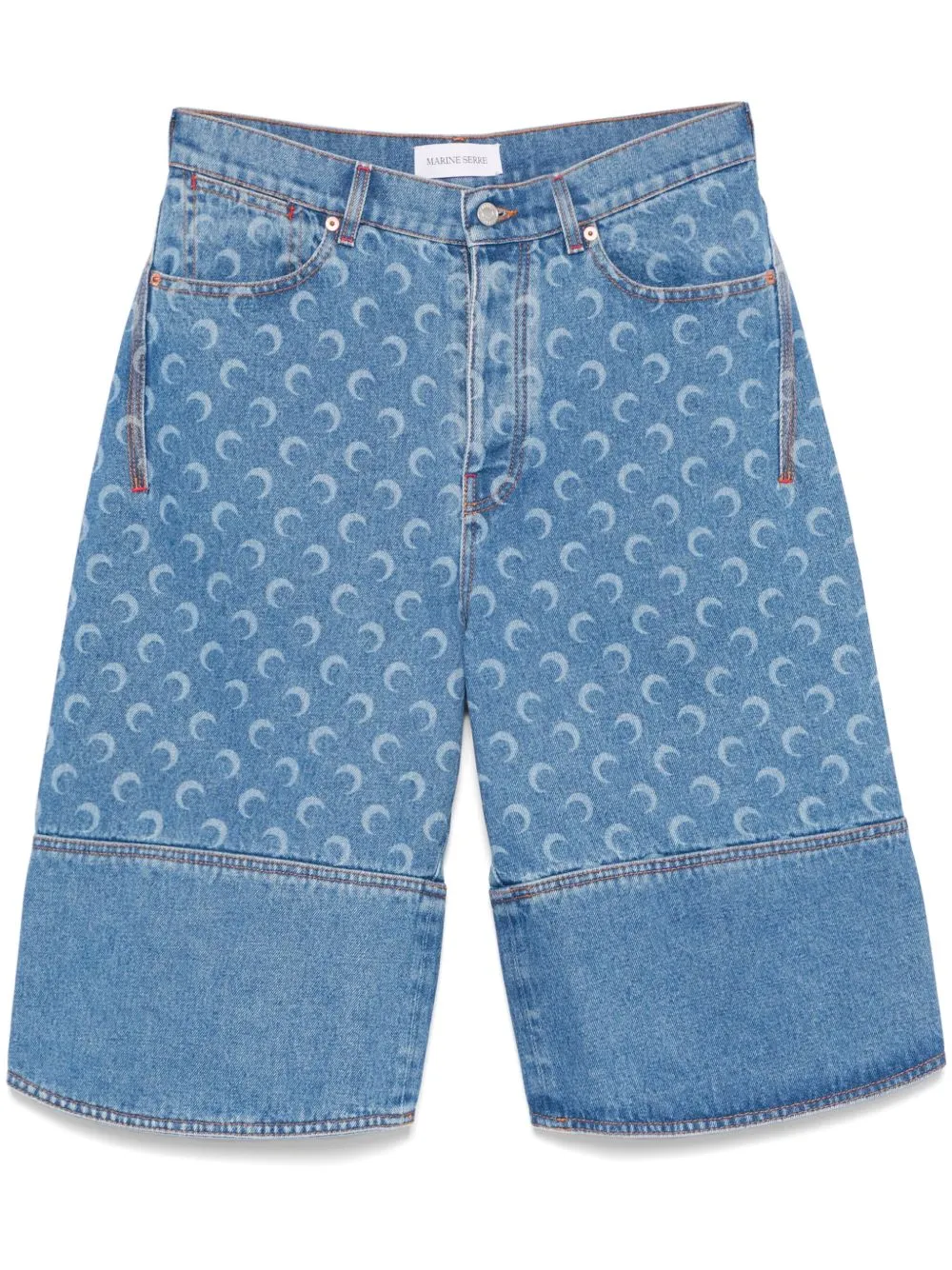 Moon Denim Bermuda Shorts sold by Wanan Luxury