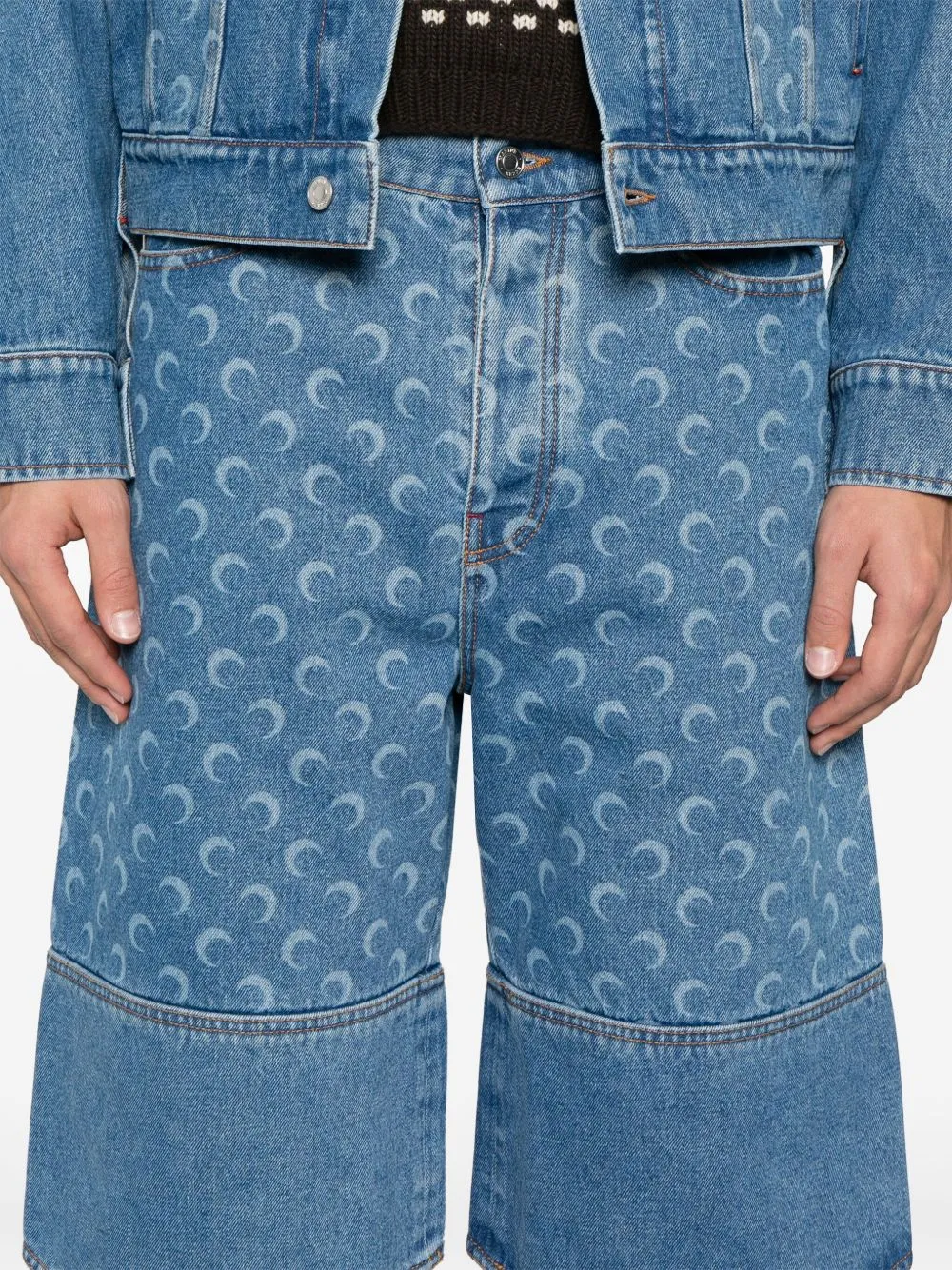 Moon Denim Bermuda Shorts sold by Wanan Luxury product image thumbnail 5