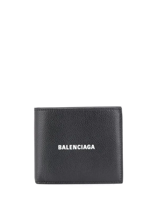 Cash Leather Wallet made by Balenciaga