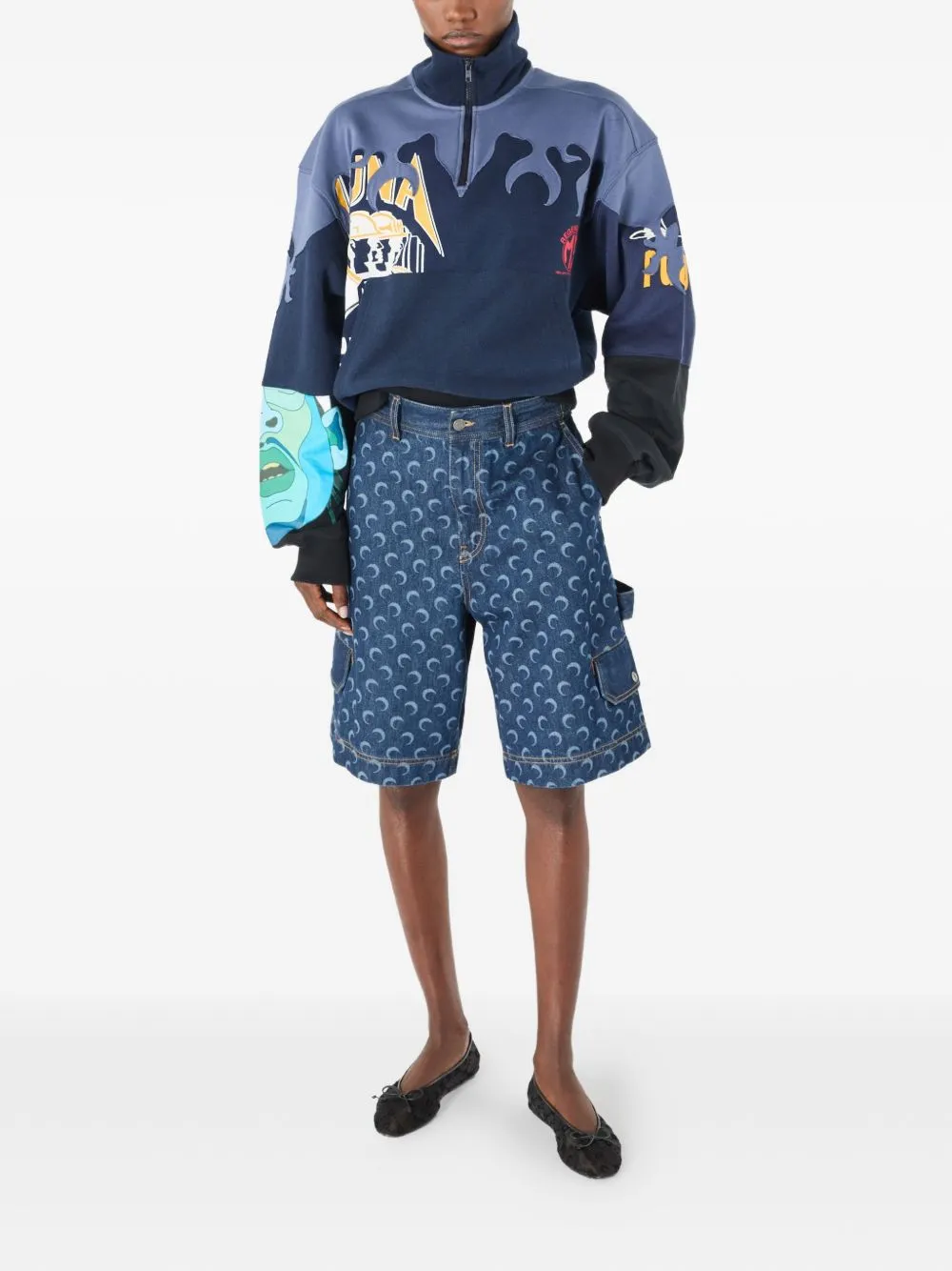 Moon Denim Bermuda Shorts sold by Wanan Luxury product image thumbnail 5