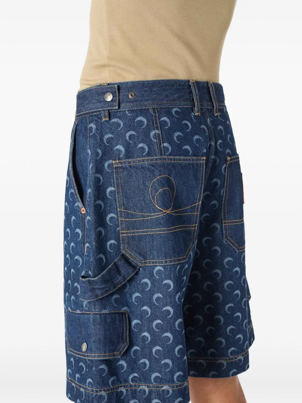 Moon Denim Bermuda Shorts sold by Wanan Luxury product image thumbnail 3