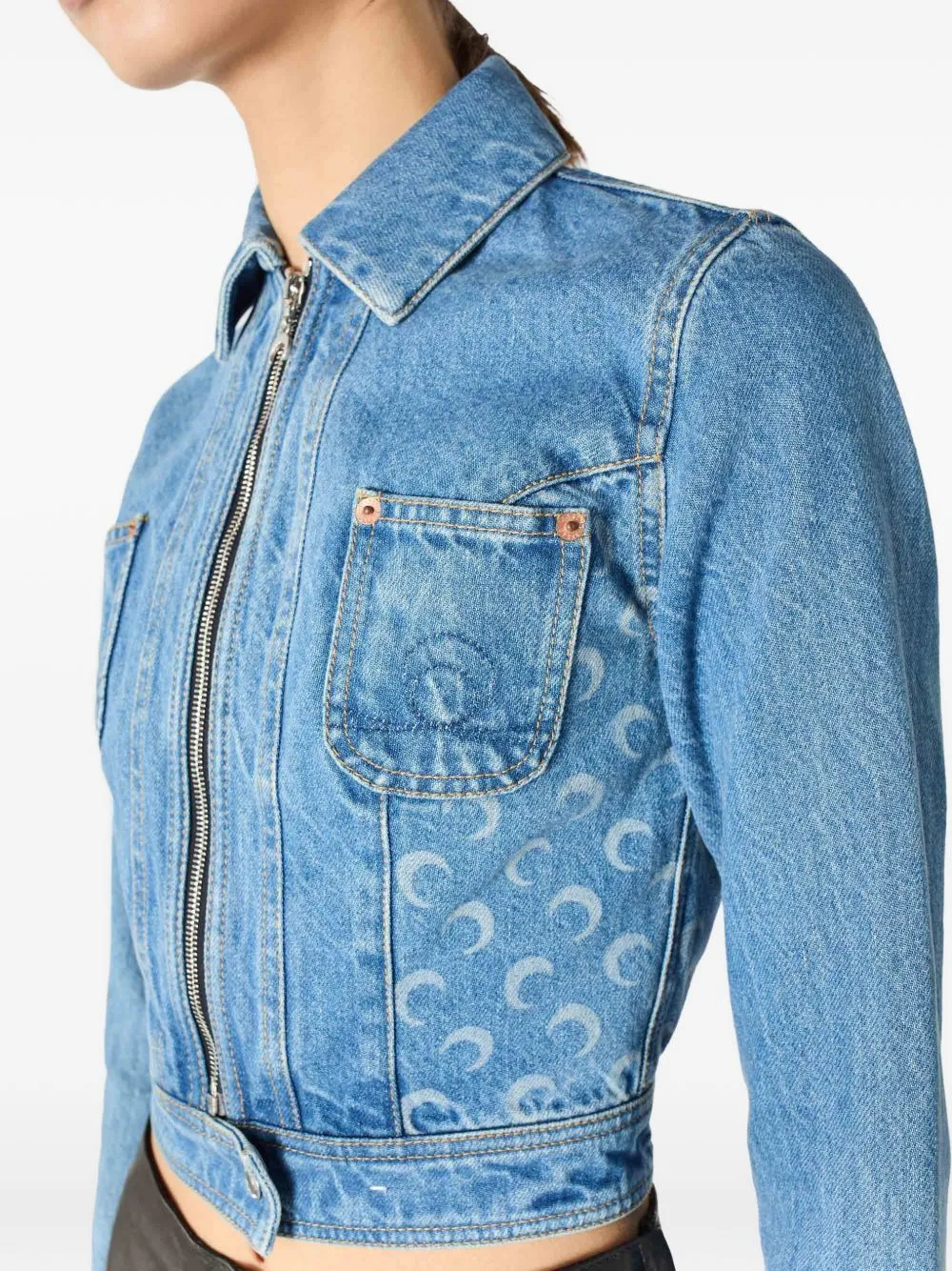 Denim Cotton Jacket sold by Wanan Luxury product image thumbnail 3
