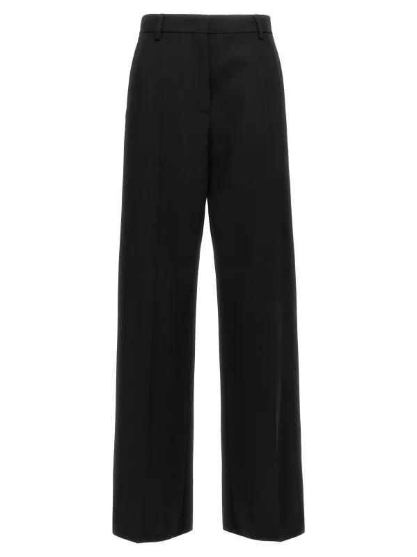 Solid Grisaille Pants Black made by Valentino Garavani