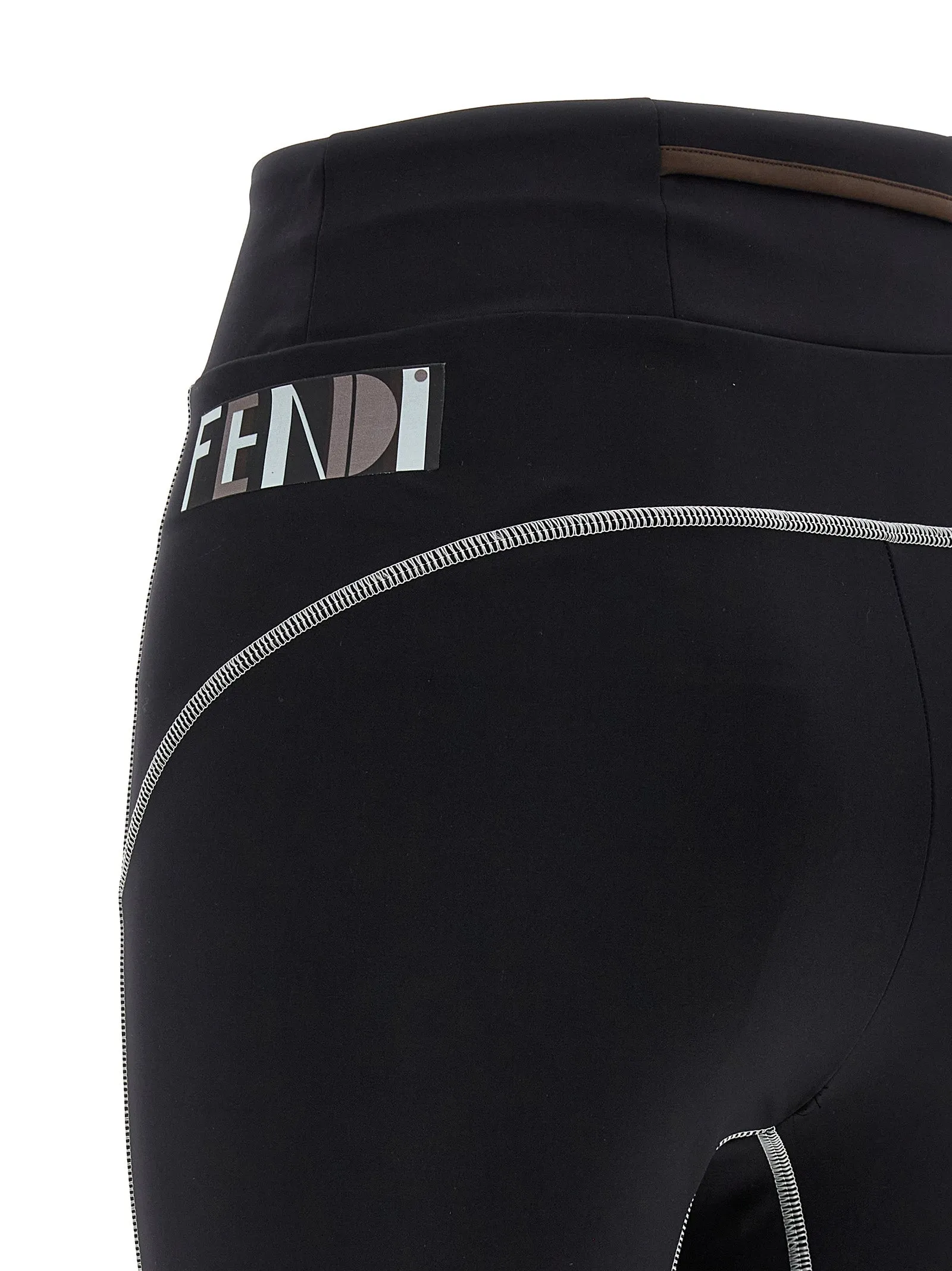 Color Block Leggings Black sold by Wanan Luxury product image thumbnail 4