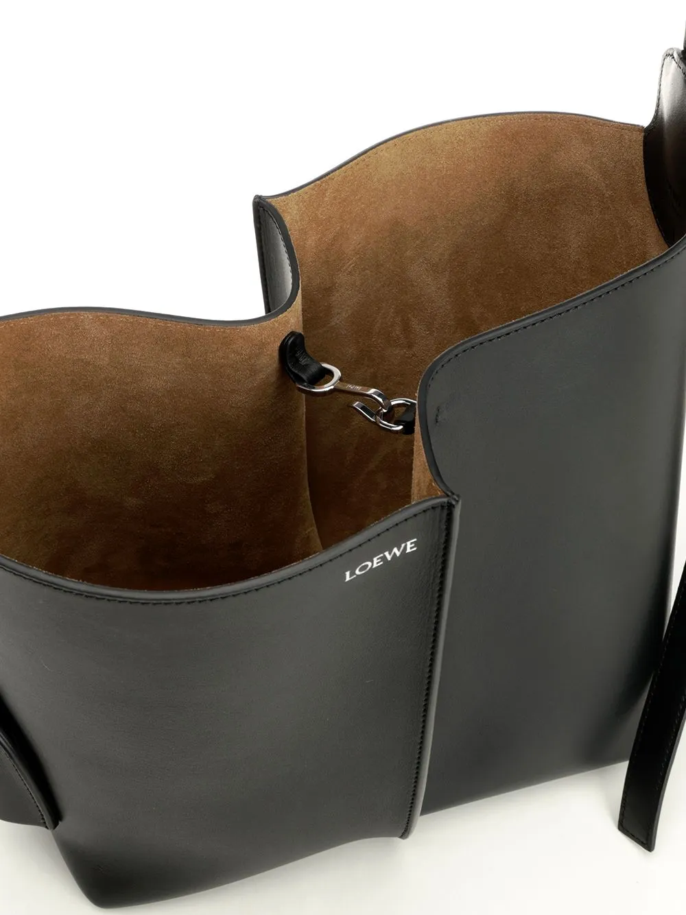 Bilbao Bucket Medium Shoulder Bags Black sold by Wanan Luxury product image thumbnail 4