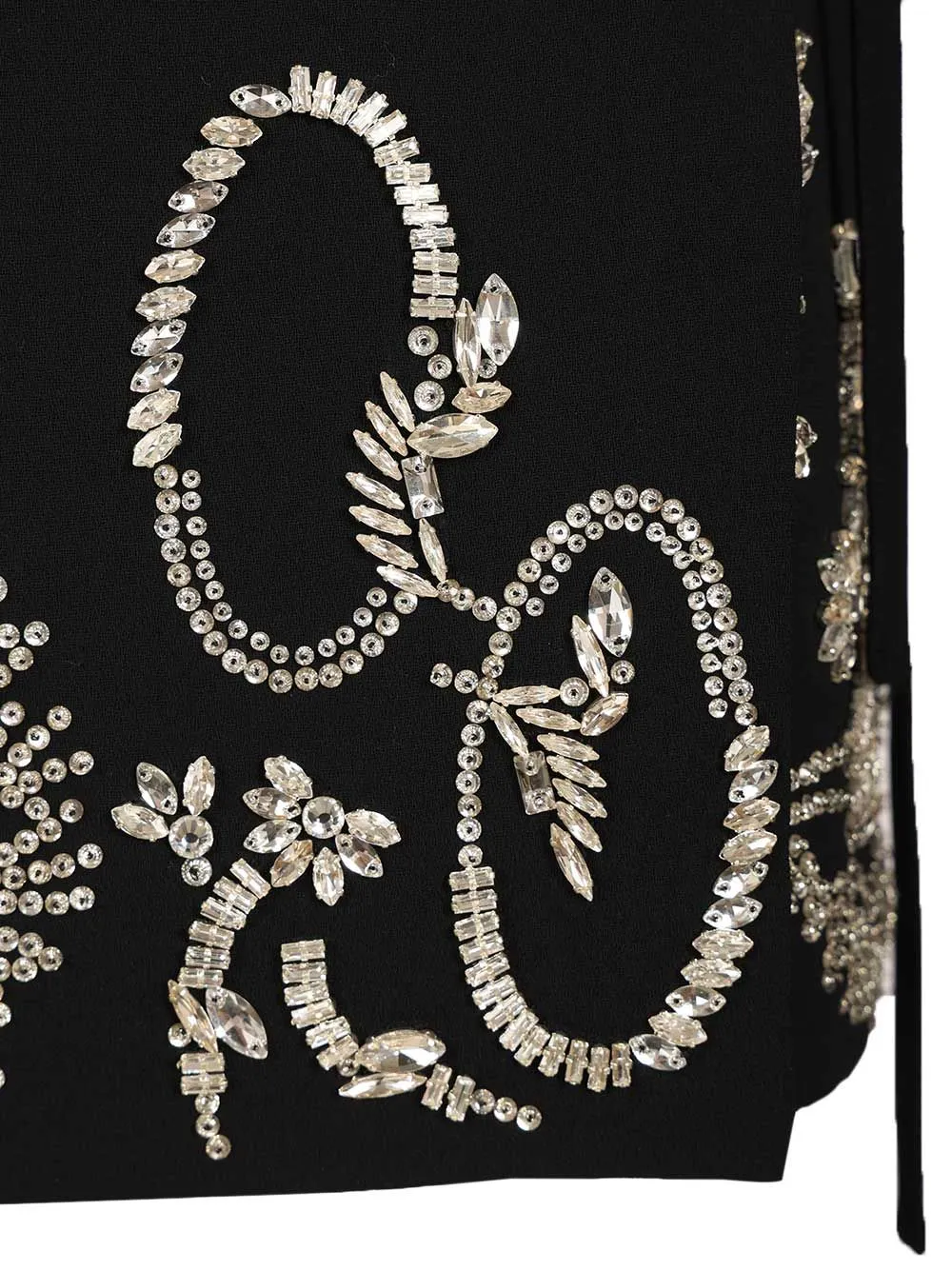 Gabrina Emb Skirt Mini Heavyweight Crepe Skirts Black sold by Wanan Luxury product image thumbnail 5