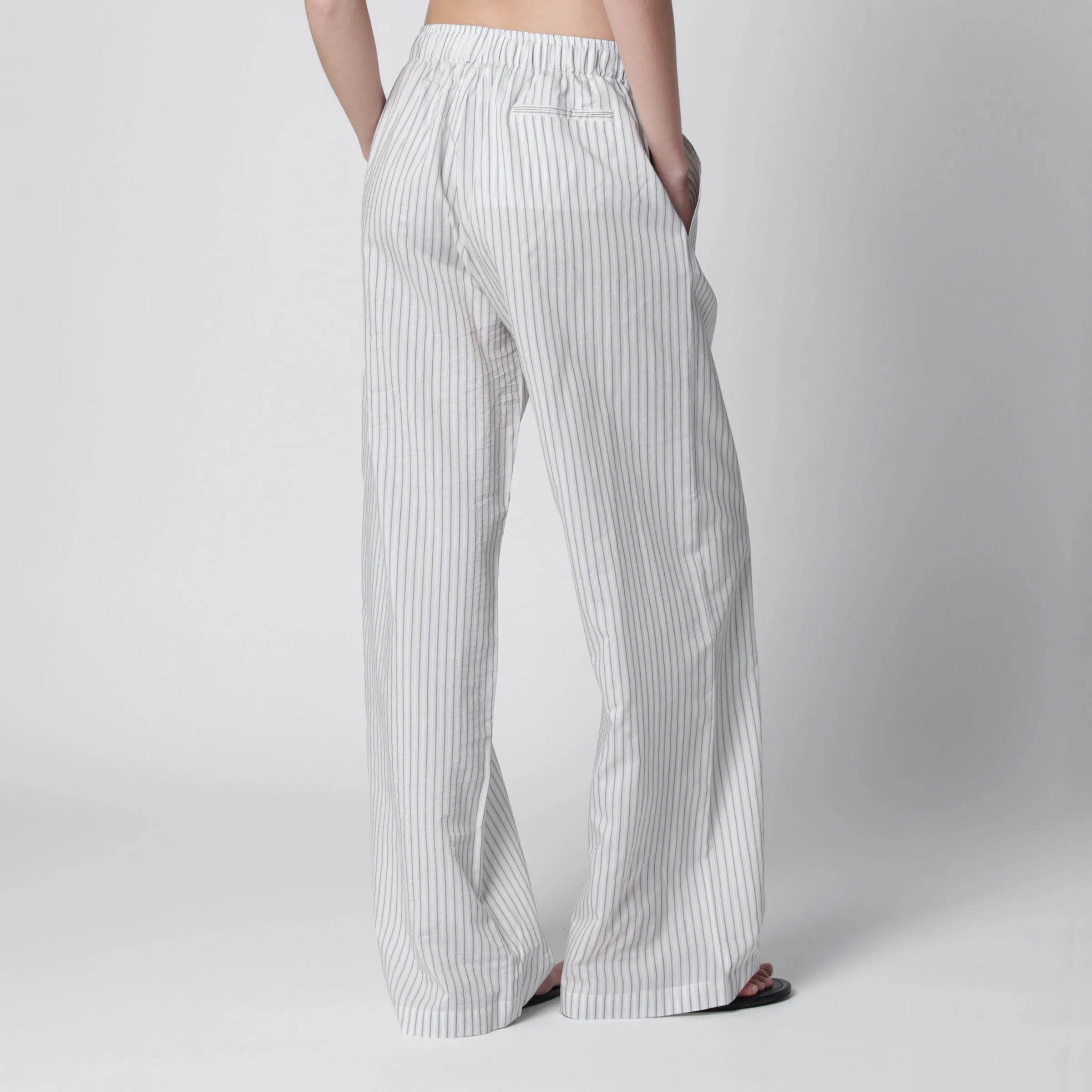 Silk Striped Pajama Trousers sold by Wanan Luxury product image thumbnail 2